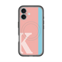 スリムプロテクションプレミアムケース with MagSafe［ オリジナル - initial color line - K pink ］