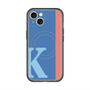 スリムプロテクションプレミアムケース with MagSafe［ オリジナル - initial color line - K blue ］