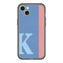 スリムプロテクションプレミアムケース with MagSafe［ オリジナル - initial color line - K blue ］