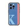 スリムプロテクションプレミアムケース with MagSafe［ オリジナル - initial color line - K blue ］