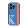 スリムプロテクションプレミアムケース with MagSafe［ オリジナル - initial color line - K blue ］