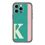 スリムプロテクションプレミアムケース with MagSafe［ オリジナル - initial color line - K green ］