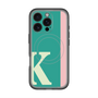 スリムプロテクションプレミアムケース with MagSafe［ オリジナル - initial color line - K green ］