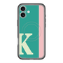 スリムプロテクションプレミアムケース with MagSafe［ オリジナル - initial color line - K green ］