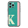 スリムプロテクションプレミアムケース with MagSafe［ オリジナル - initial color line - K green ］