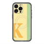 スリムプロテクションプレミアムケース with MagSafe［ オリジナル - initial color line - K yellow ］
