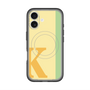 スリムプロテクションプレミアムケース with MagSafe［ オリジナル - initial color line - K yellow ］