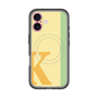 スリムプロテクションプレミアムケース with MagSafe［ オリジナル - initial color line - K yellow ］