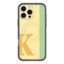 スリムプロテクションプレミアムケース with MagSafe［ オリジナル - initial color line - K yellow ］