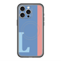 スリムプロテクションプレミアムケース with MagSafe［ オリジナル - initial color line - L blue ］