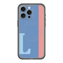 スリムプロテクションプレミアムケース with MagSafe［ オリジナル - initial color line - L blue ］