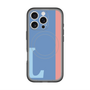 スリムプロテクションプレミアムケース with MagSafe［ オリジナル - initial color line - L blue ］