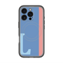 スリムプロテクションプレミアムケース with MagSafe［ オリジナル - initial color line - L blue ］