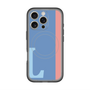 スリムプロテクションプレミアムケース with MagSafe［ オリジナル - initial color line - L blue ］