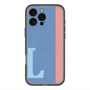 スリムプロテクションプレミアムケース with MagSafe［ オリジナル - initial color line - L blue ］