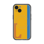 スリムプロテクションプレミアムケース with MagSafe［ オリジナル - initial color line - L orange ］