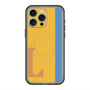 スリムプロテクションプレミアムケース with MagSafe［ オリジナル - initial color line - L orange ］