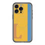 スリムプロテクションプレミアムケース with MagSafe［ オリジナル - initial color line - L orange ］