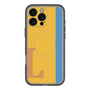 スリムプロテクションプレミアムケース with MagSafe［ オリジナル - initial color line - L orange ］