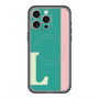 スリムプロテクションプレミアムケース with MagSafe［ オリジナル - initial color line - L green ］