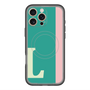 スリムプロテクションプレミアムケース with MagSafe［ オリジナル - initial color line - L green ］