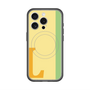 スリムプロテクションプレミアムケース with MagSafe［ オリジナル - initial color line - L yellow ］