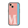 スリムプロテクションプレミアムケース with MagSafe［ オリジナル - initial color line - M pink ］