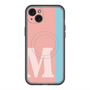 スリムプロテクションプレミアムケース with MagSafe［ オリジナル - initial color line - M pink ］