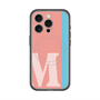 スリムプロテクションプレミアムケース with MagSafe［ オリジナル - initial color line - M pink ］
