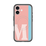 スリムプロテクションプレミアムケース with MagSafe［ オリジナル - initial color line - M pink ］