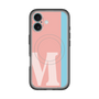 スリムプロテクションプレミアムケース with MagSafe［ オリジナル - initial color line - M pink ］