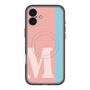 スリムプロテクションプレミアムケース with MagSafe［ オリジナル - initial color line - M pink ］