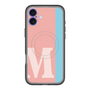 スリムプロテクションプレミアムケース with MagSafe［ オリジナル - initial color line - M pink ］