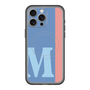 スリムプロテクションプレミアムケース with MagSafe［ オリジナル - initial color line - M blue ］