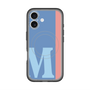 スリムプロテクションプレミアムケース with MagSafe［ オリジナル - initial color line - M blue ］
