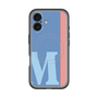 スリムプロテクションプレミアムケース with MagSafe［ オリジナル - initial color line - M blue ］