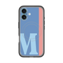 スリムプロテクションプレミアムケース with MagSafe［ オリジナル - initial color line - M blue ］