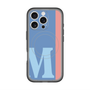 スリムプロテクションプレミアムケース with MagSafe［ オリジナル - initial color line - M blue ］