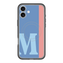 スリムプロテクションプレミアムケース with MagSafe［ オリジナル - initial color line - M blue ］