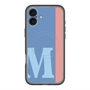スリムプロテクションプレミアムケース with MagSafe［ オリジナル - initial color line - M blue ］