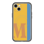 スリムプロテクションプレミアムケース with MagSafe［ オリジナル - initial color line - M orange ］