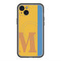 スリムプロテクションプレミアムケース with MagSafe［ オリジナル - initial color line - M orange ］