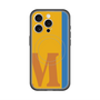 スリムプロテクションプレミアムケース with MagSafe［ オリジナル - initial color line - M orange ］