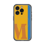 スリムプロテクションプレミアムケース with MagSafe［ オリジナル - initial color line - M orange ］
