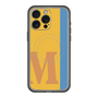 スリムプロテクションプレミアムケース with MagSafe［ オリジナル - initial color line - M orange ］