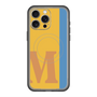 スリムプロテクションプレミアムケース with MagSafe［ オリジナル - initial color line - M orange ］