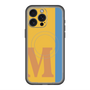 スリムプロテクションプレミアムケース with MagSafe［ オリジナル - initial color line - M orange ］