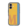 スリムプロテクションプレミアムケース with MagSafe［ オリジナル - initial color line - M orange ］