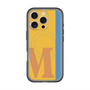 スリムプロテクションプレミアムケース with MagSafe［ オリジナル - initial color line - M orange ］