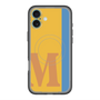 スリムプロテクションプレミアムケース with MagSafe［ オリジナル - initial color line - M orange ］